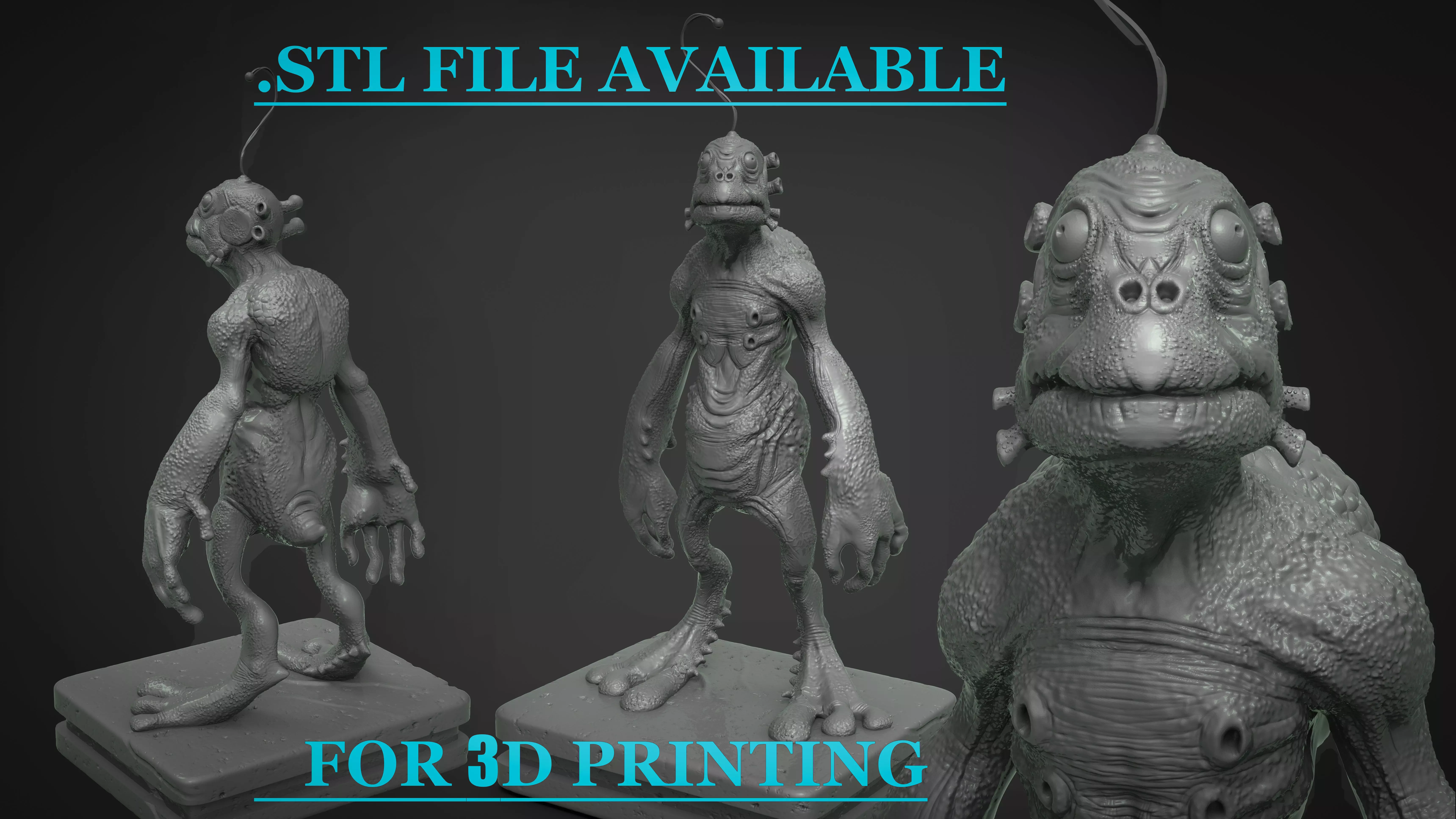 Creature 3D print model