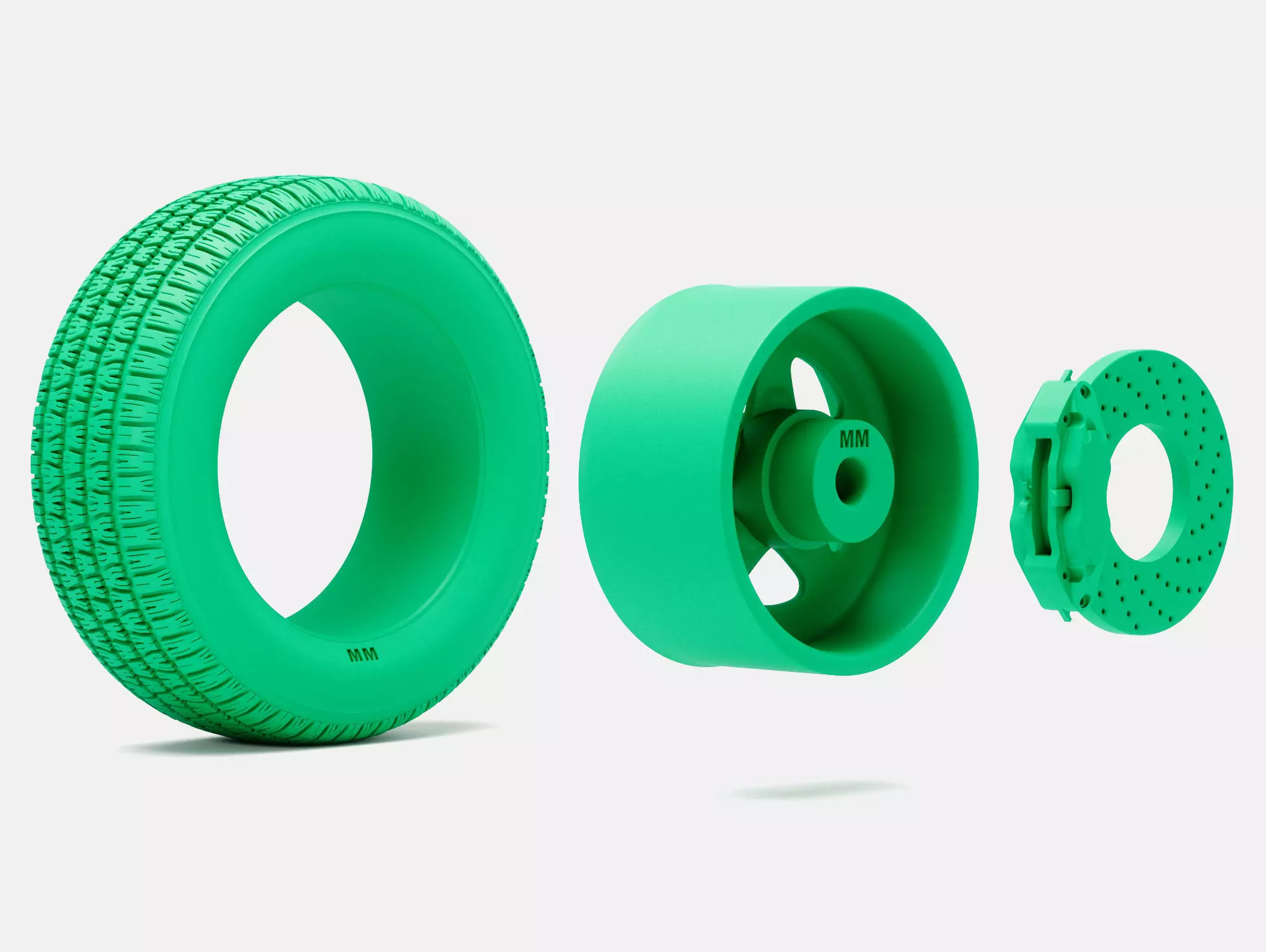 15x8 Weld Pro Star Wheel BFGoodrich Radial Tire 3D print model_6