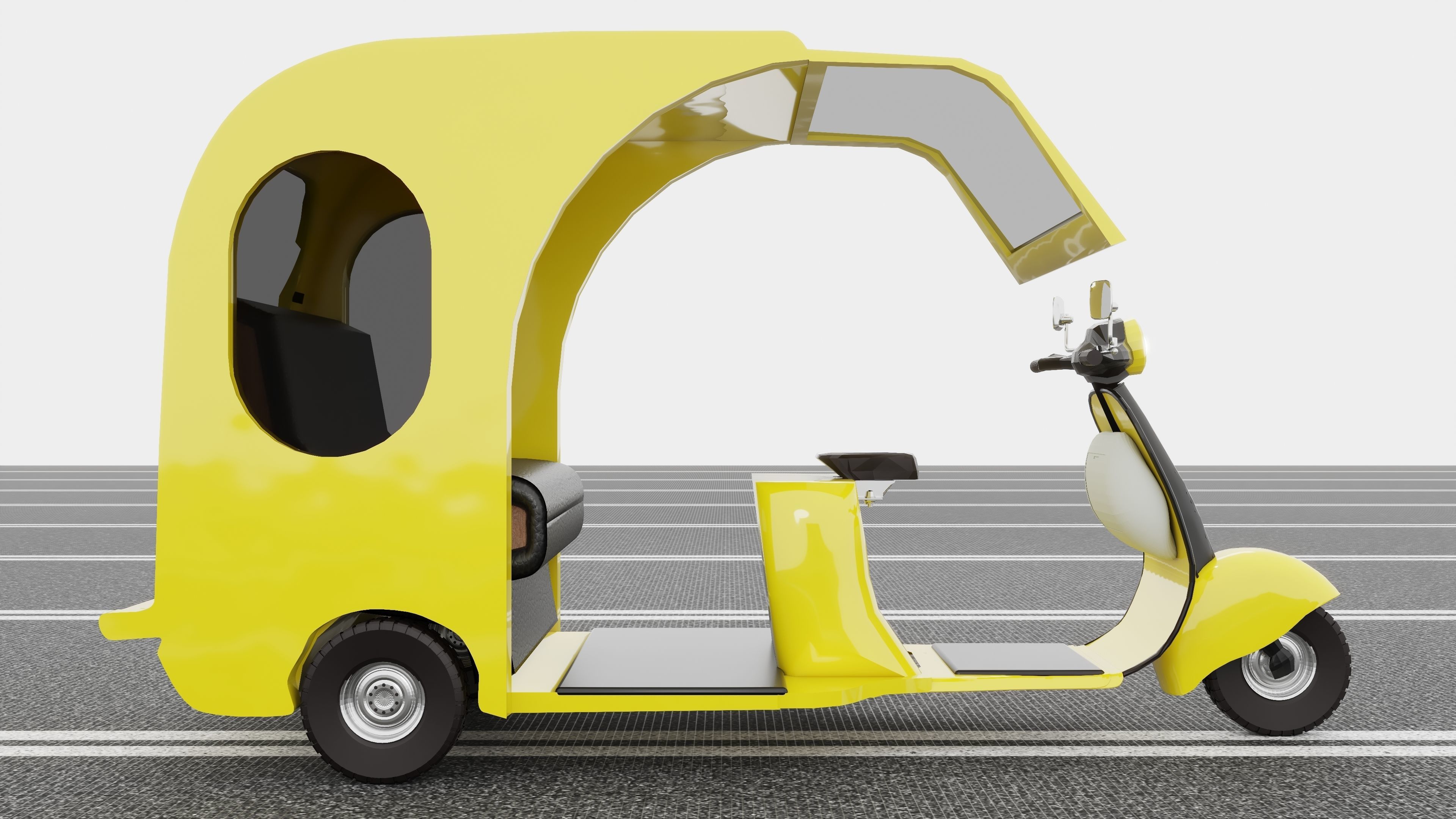 Motorickshaw 4K 3D model_5