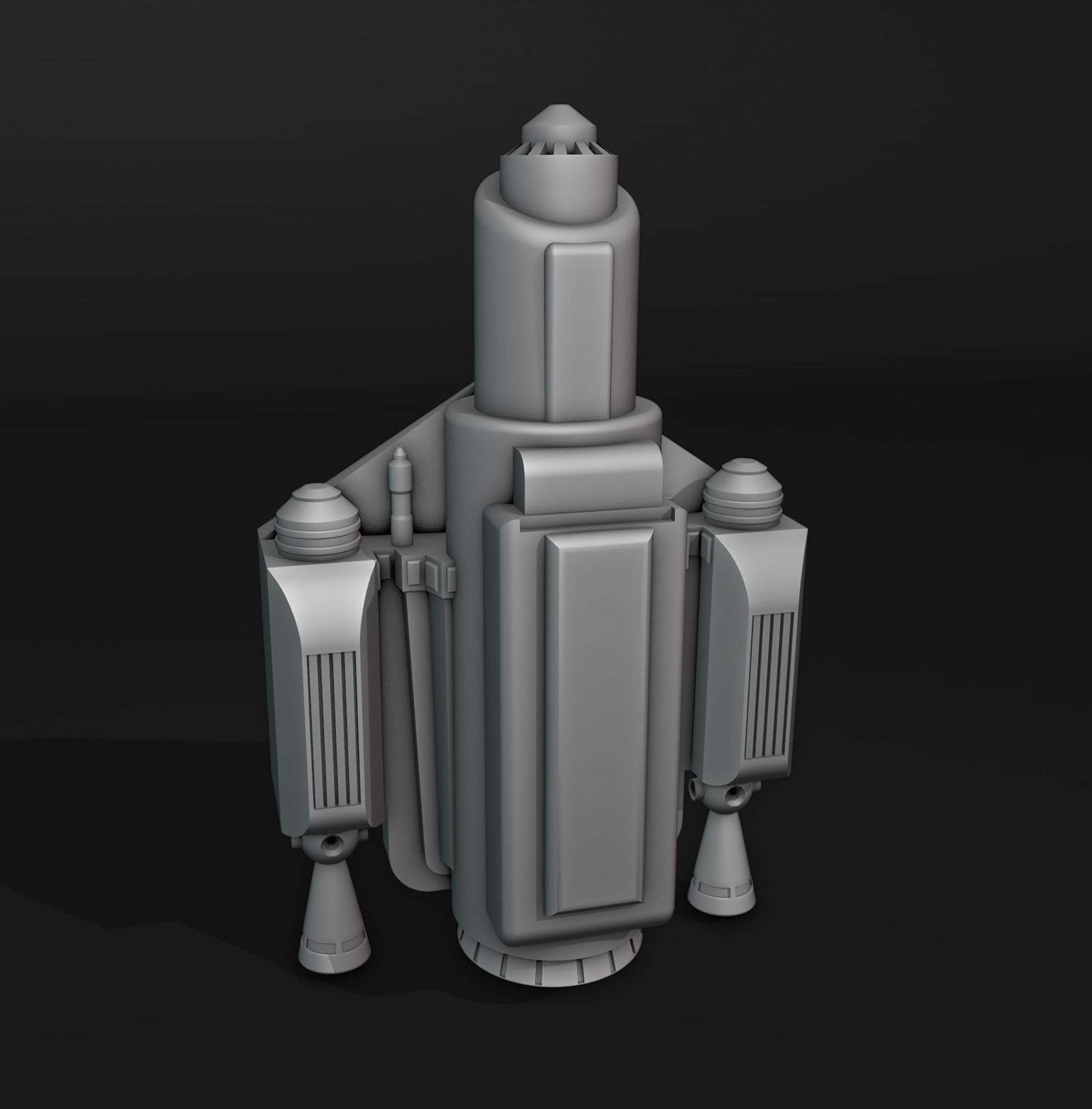 Wearable Mandalorian Jetpack 3D print model_3
