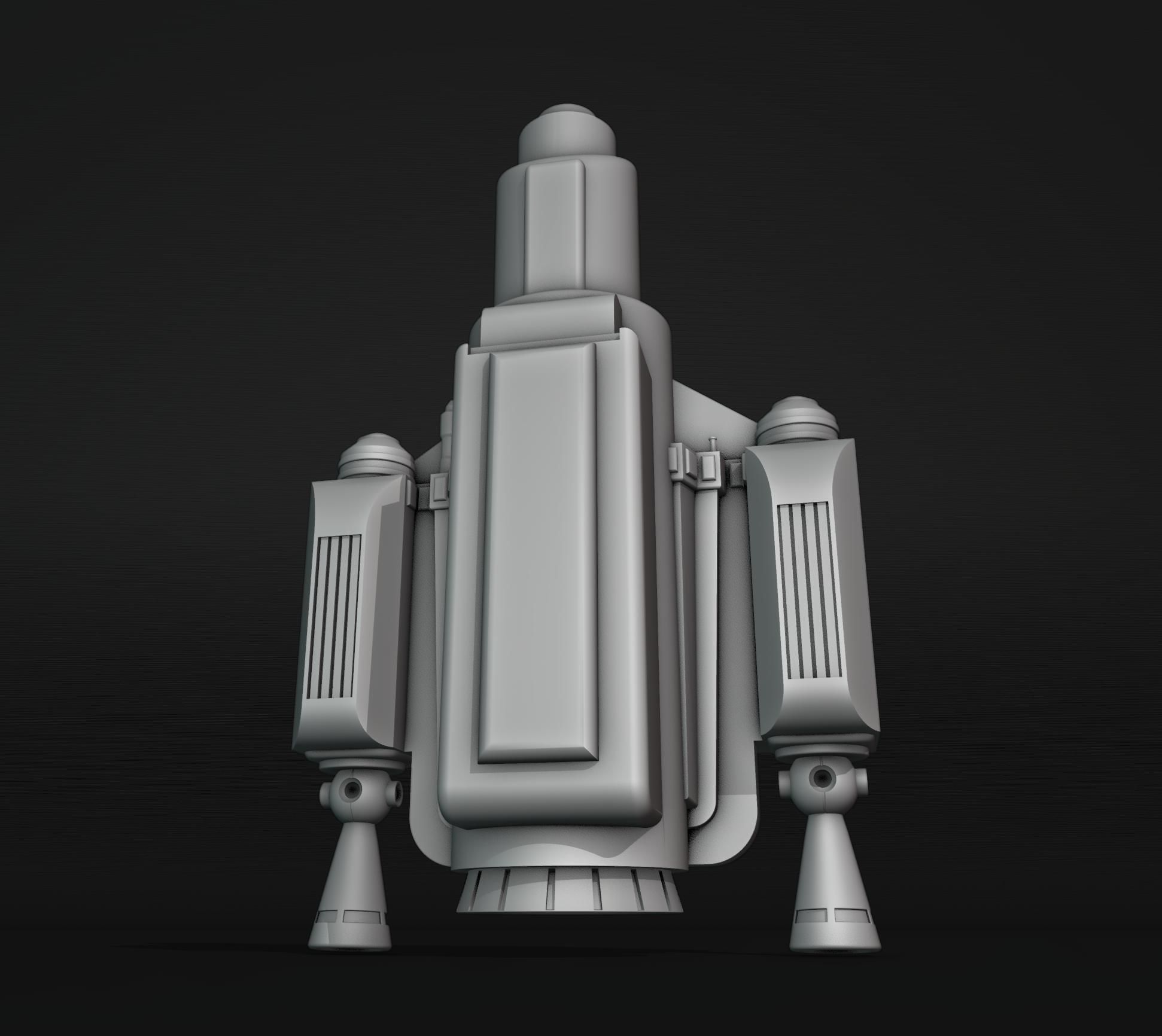 Wearable Mandalorian Jetpack 3D print model_1