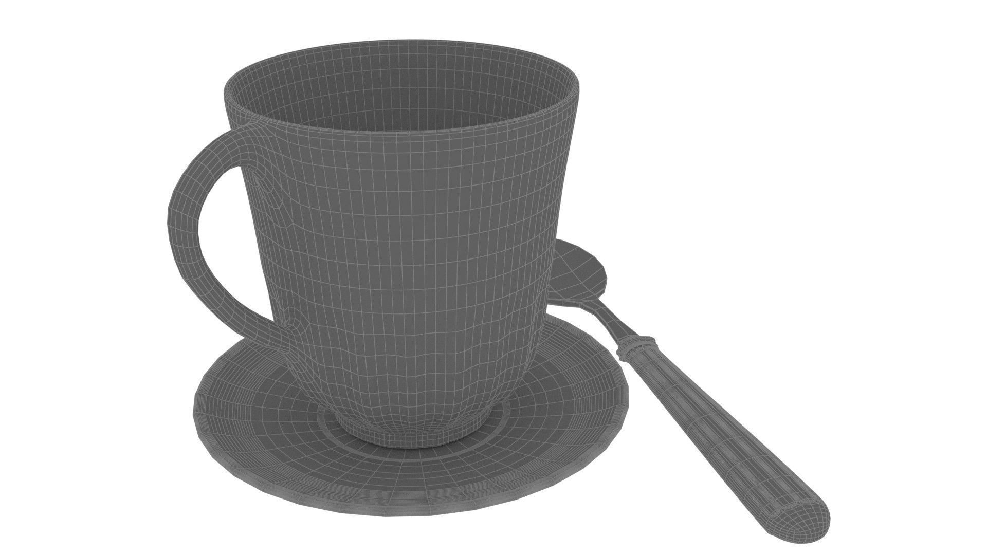 Cup with a ship 3D model_24