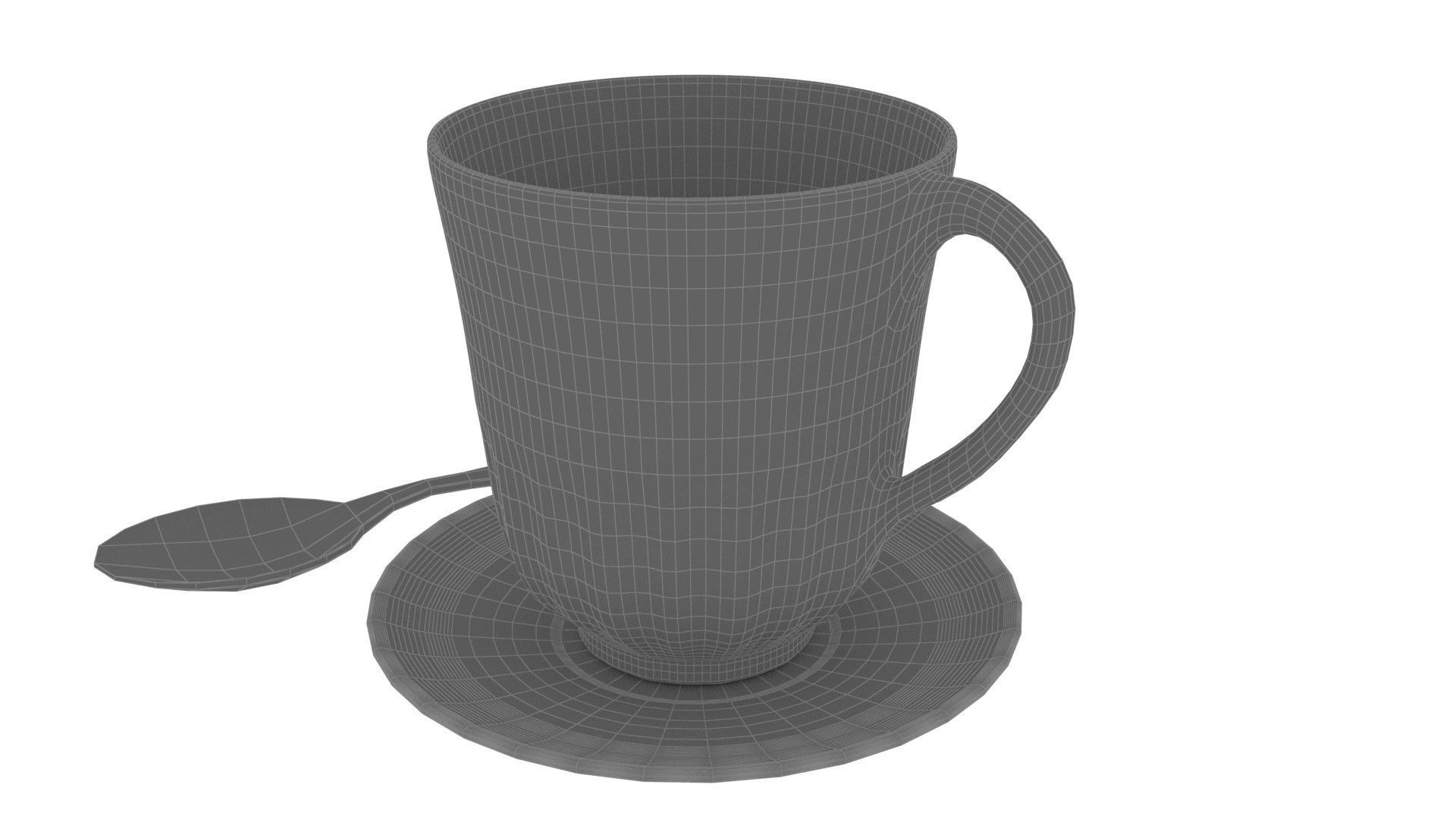 Cup with a ship 3D model_23
