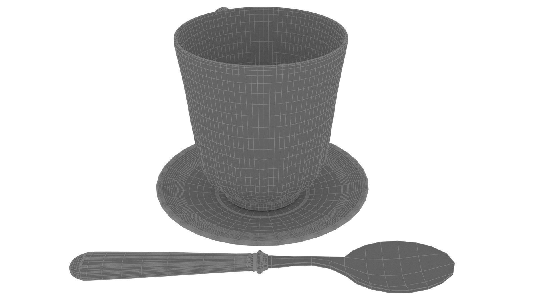 Cup with a ship 3D model_21