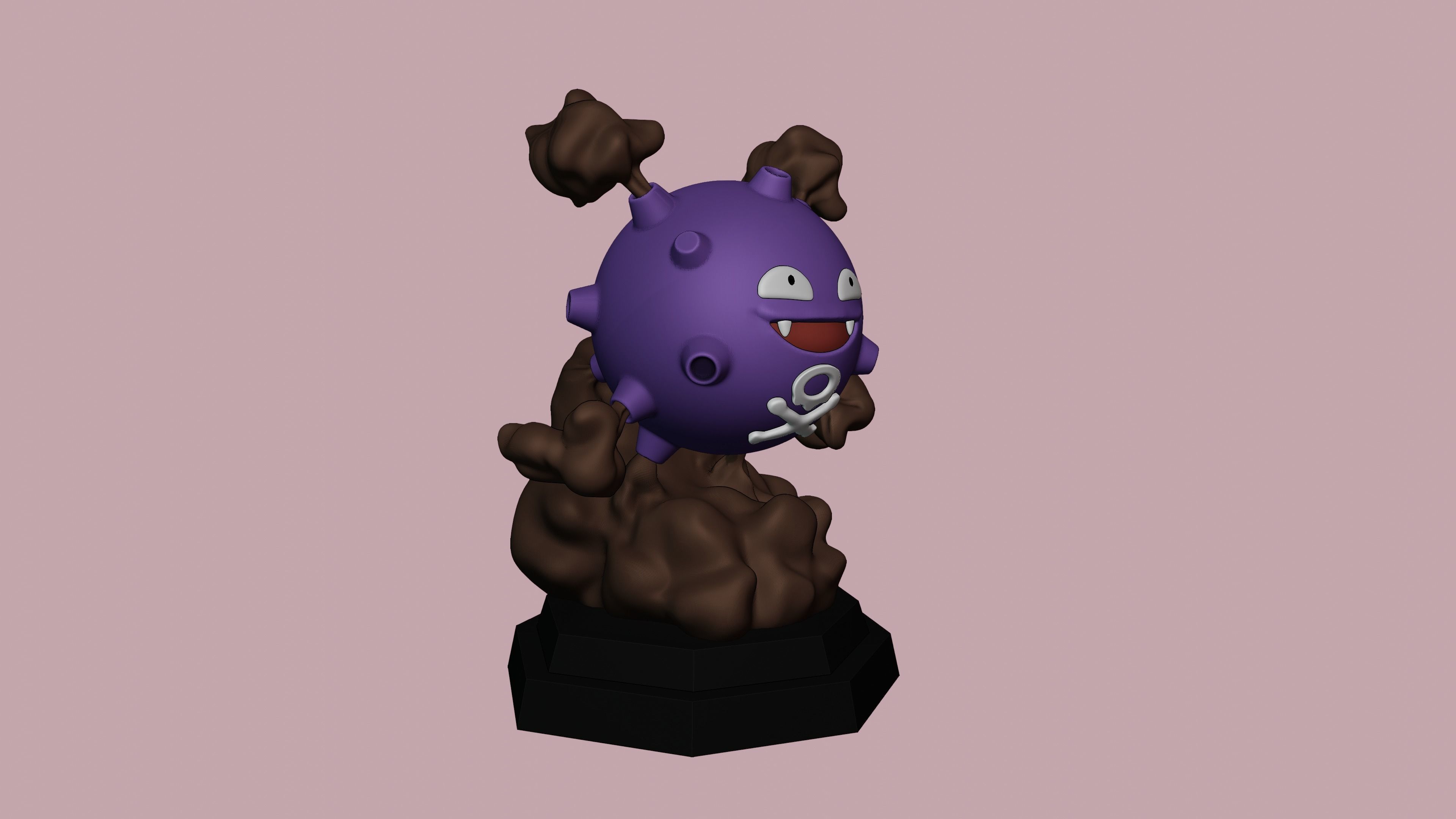 KOFFING POKEMON FIGURE 3D print model_1