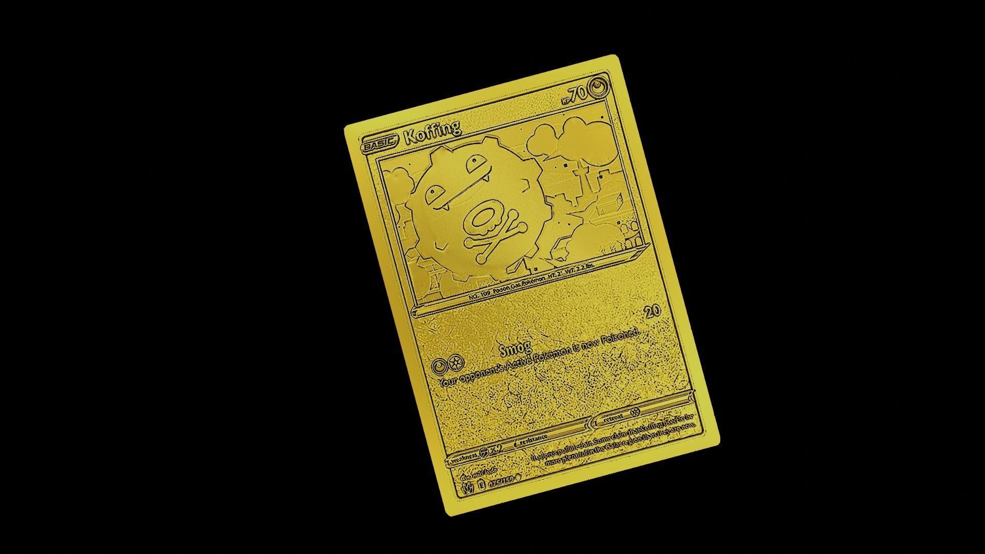 KOFFING POKEMON FIGURE 3D print model_10