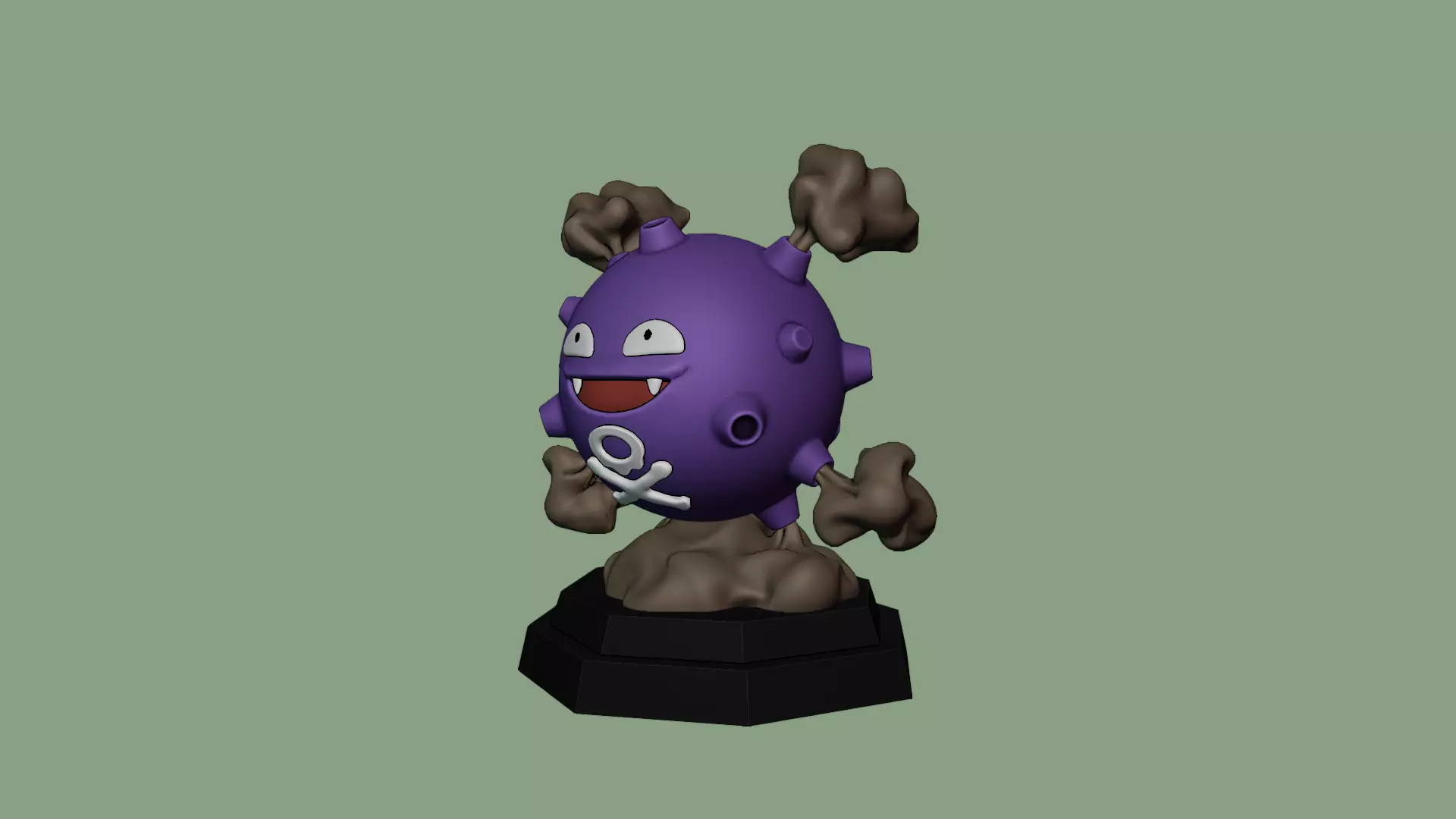 KOFFING POKEMON FIGURE 3D print model_0