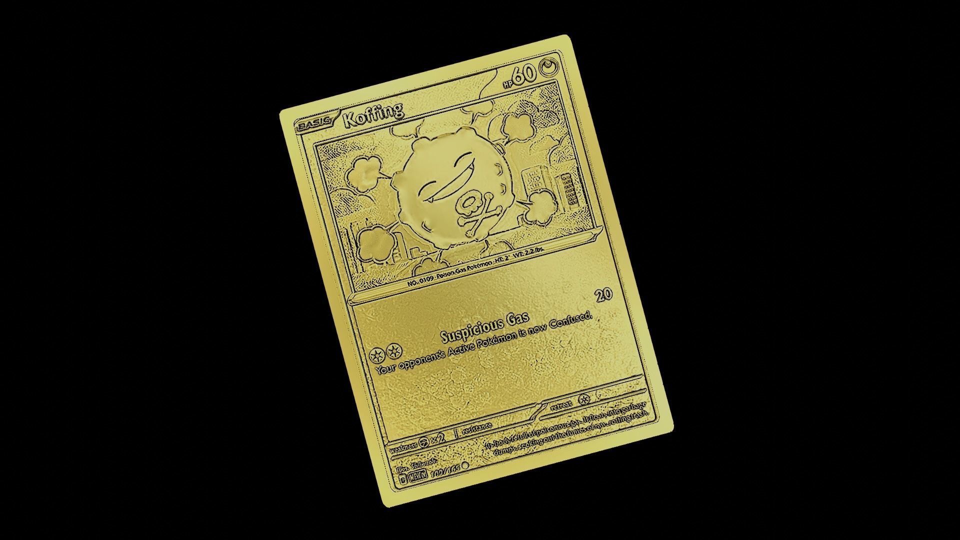 KOFFING POKEMON FIGURE 3D print model_11