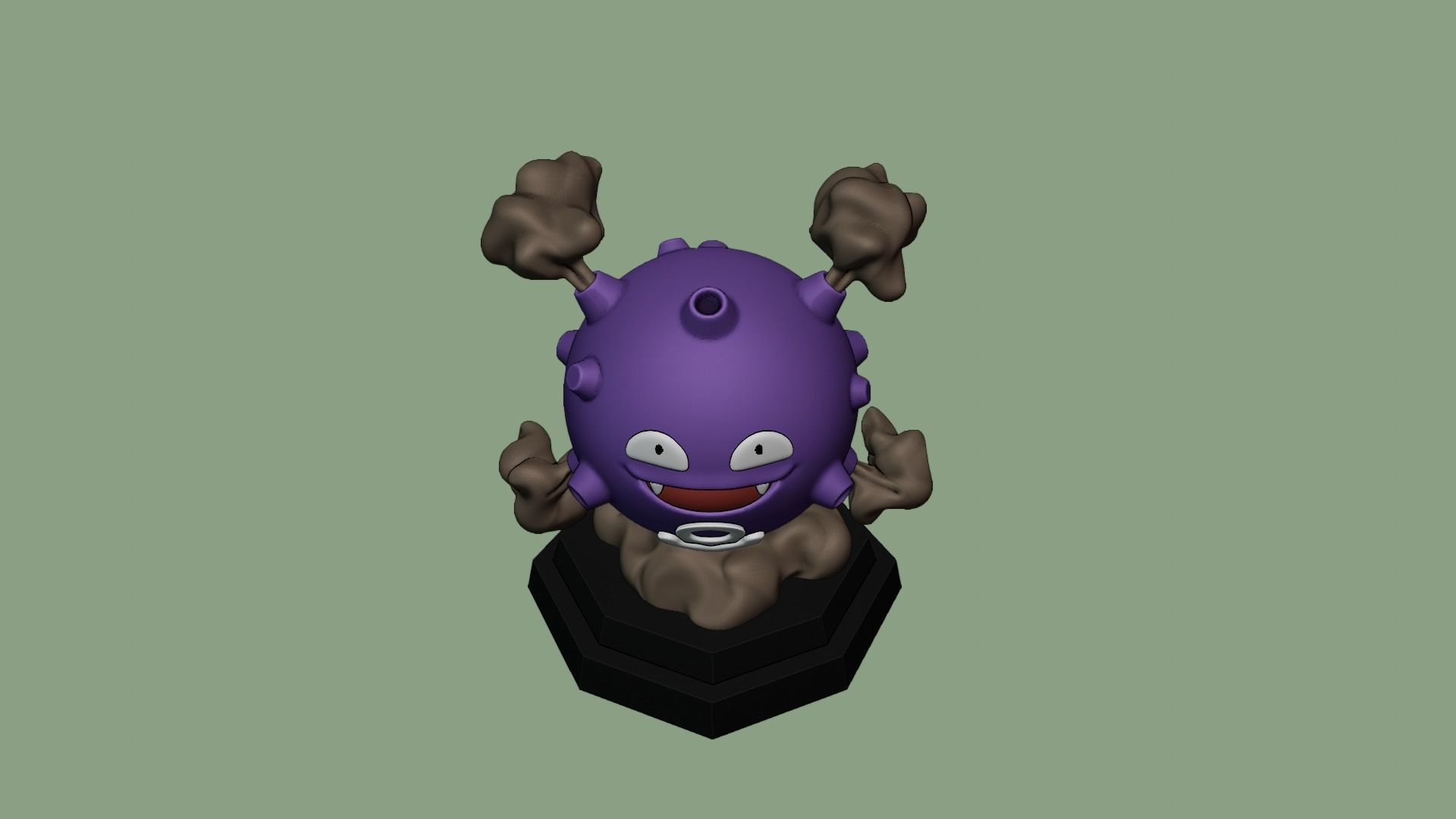 KOFFING POKEMON FIGURE 3D print model_8