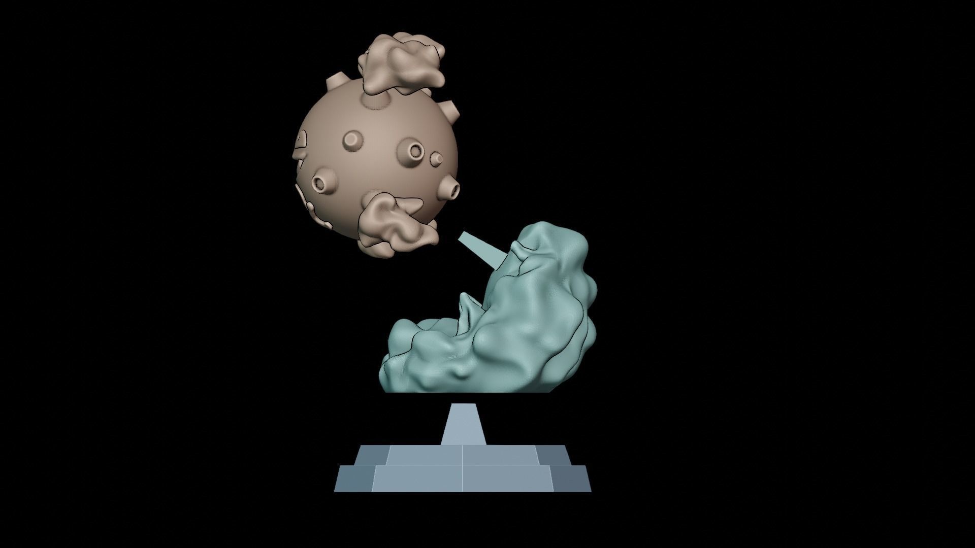 KOFFING POKEMON FIGURE 3D print model_3