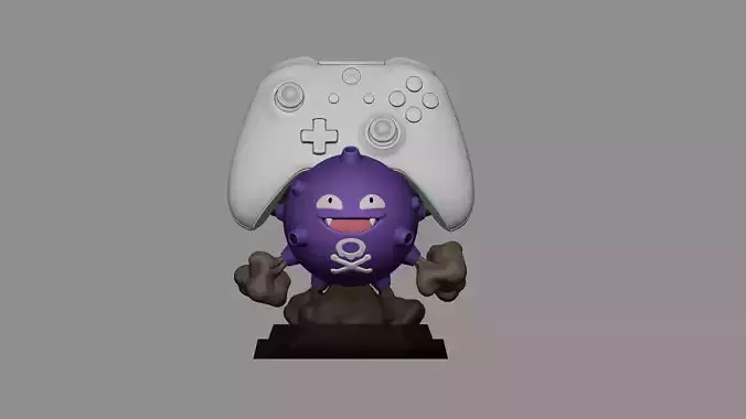 KOFFING JOYSTICK STAND - POKEMON 3D print model