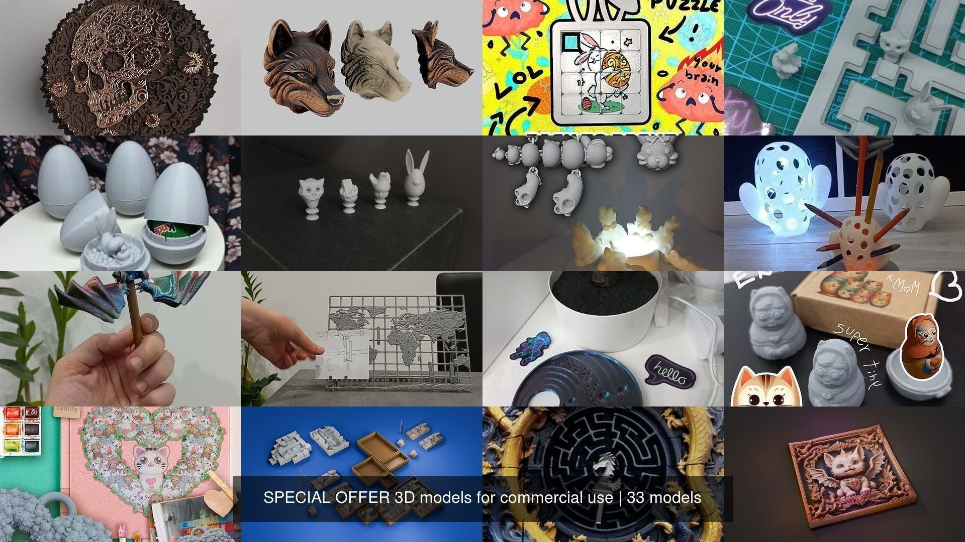 3D Print for Commercial Use BIG SAVE COLLECTION _55