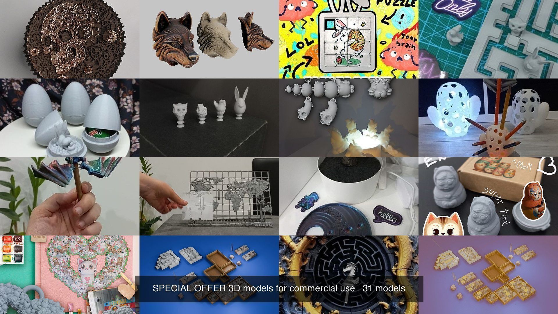 3D Print for Commercial Use BIG SAVE COLLECTION _59