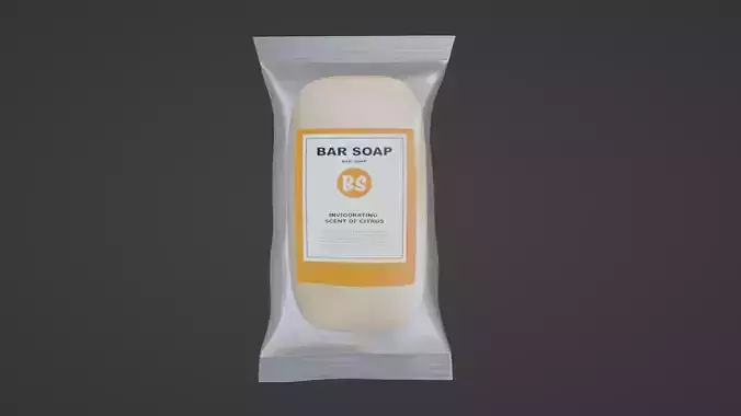 Bar Soap Low-poly 3D model