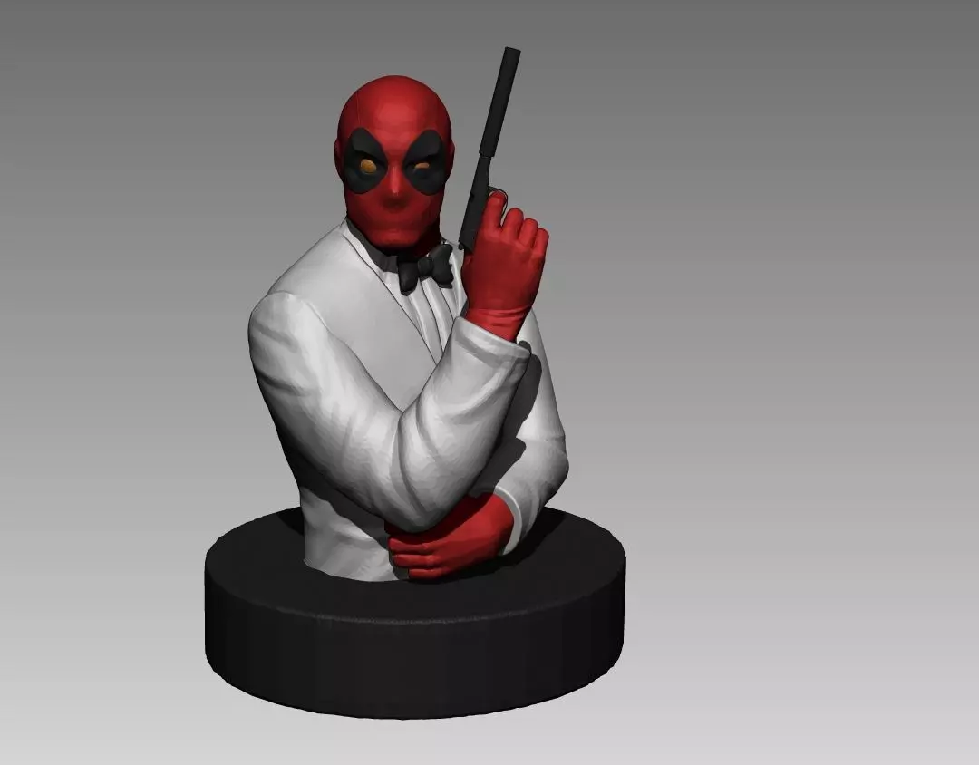 Agent Deadpool Sketch  3D model_0