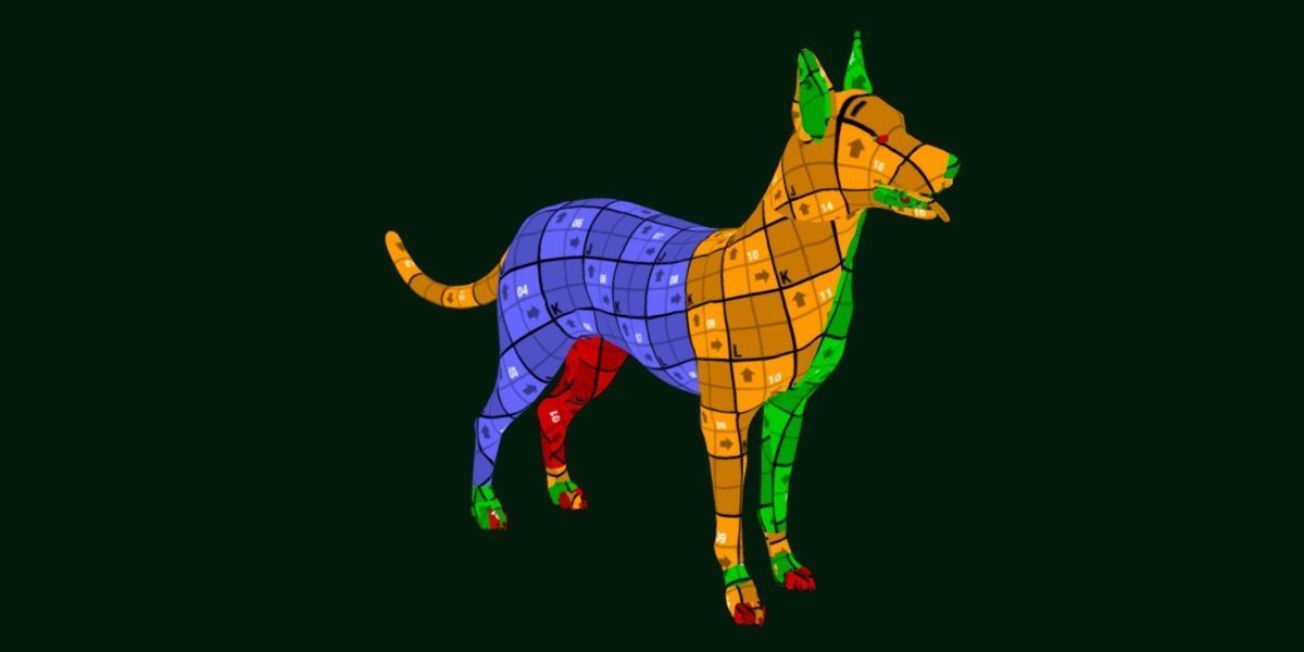 Zwergpinscher Dog Breed 3D model_11