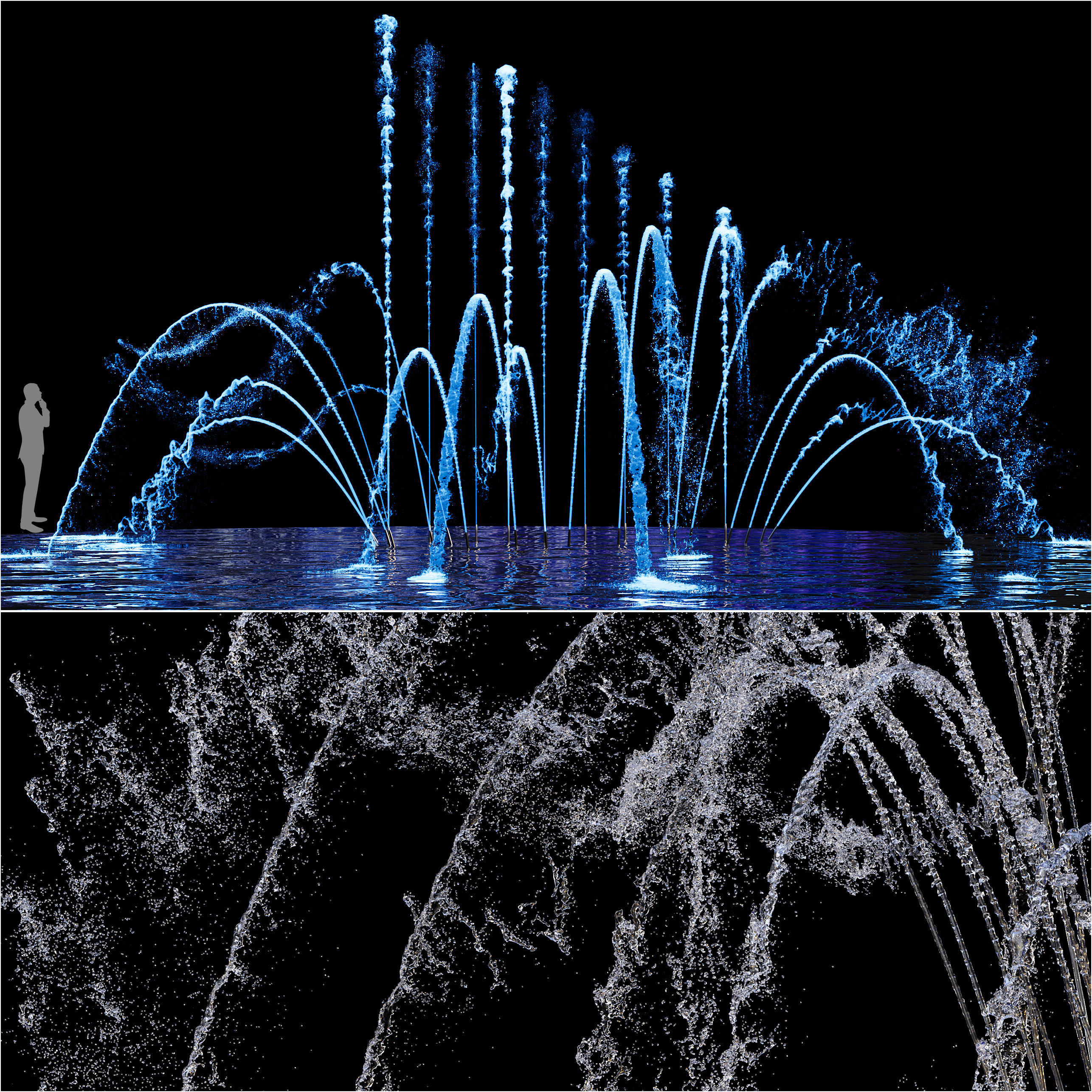 Dancing Fountains 2  3D model_11