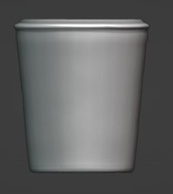 Coffee paper cup 3D model_1