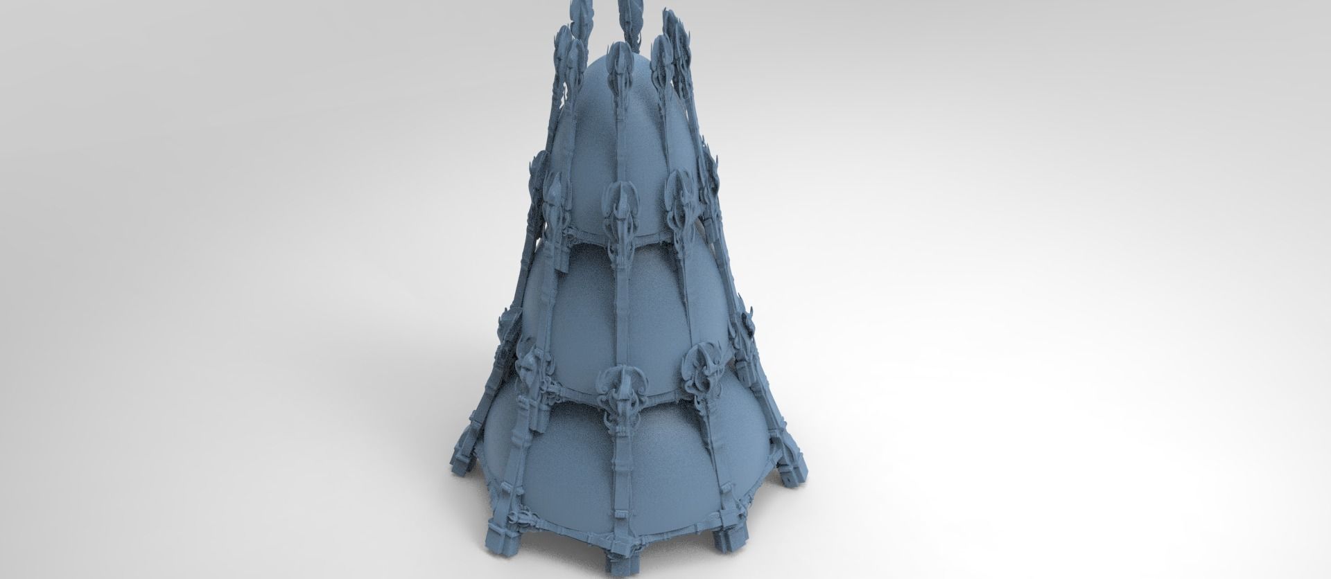 Ancient Crete stone Roof  3D model_1