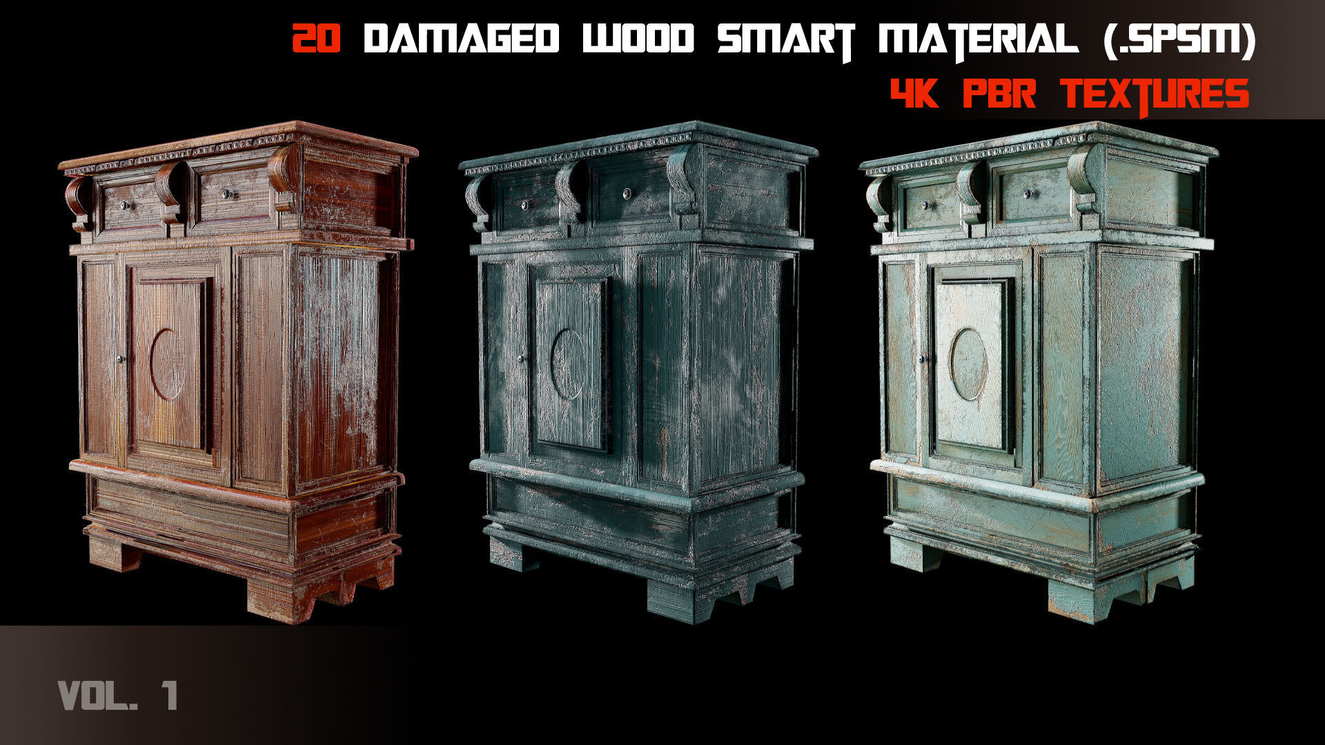 20 Damaged Wood Smart Material Texture_3