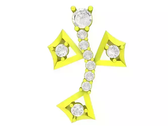A6555 Diamond Art Women Pendant