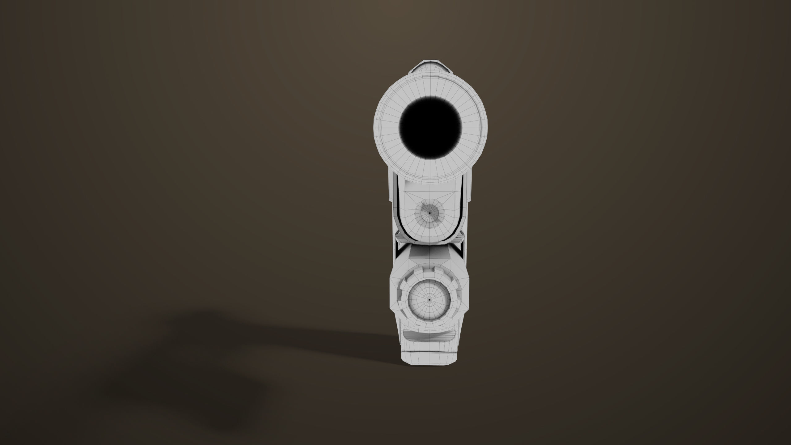 Pistol 03 Brown Generic  All PBR Unity UE Textures Included Low-poly 3D model_38