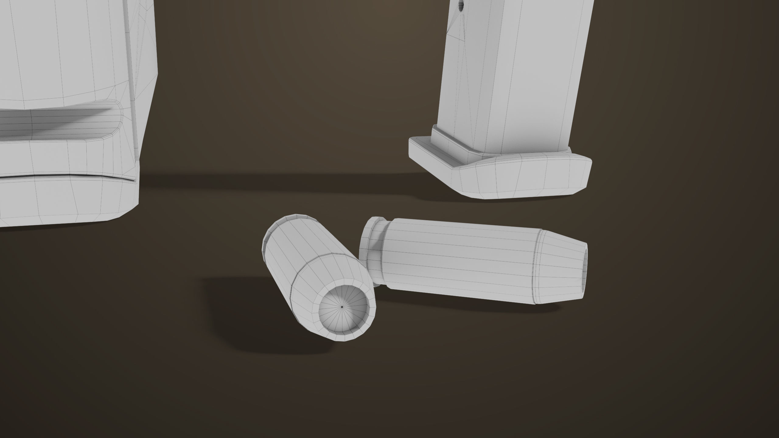 Pistol 03 Brown Generic  All PBR Unity UE Textures Included Low-poly 3D model_56