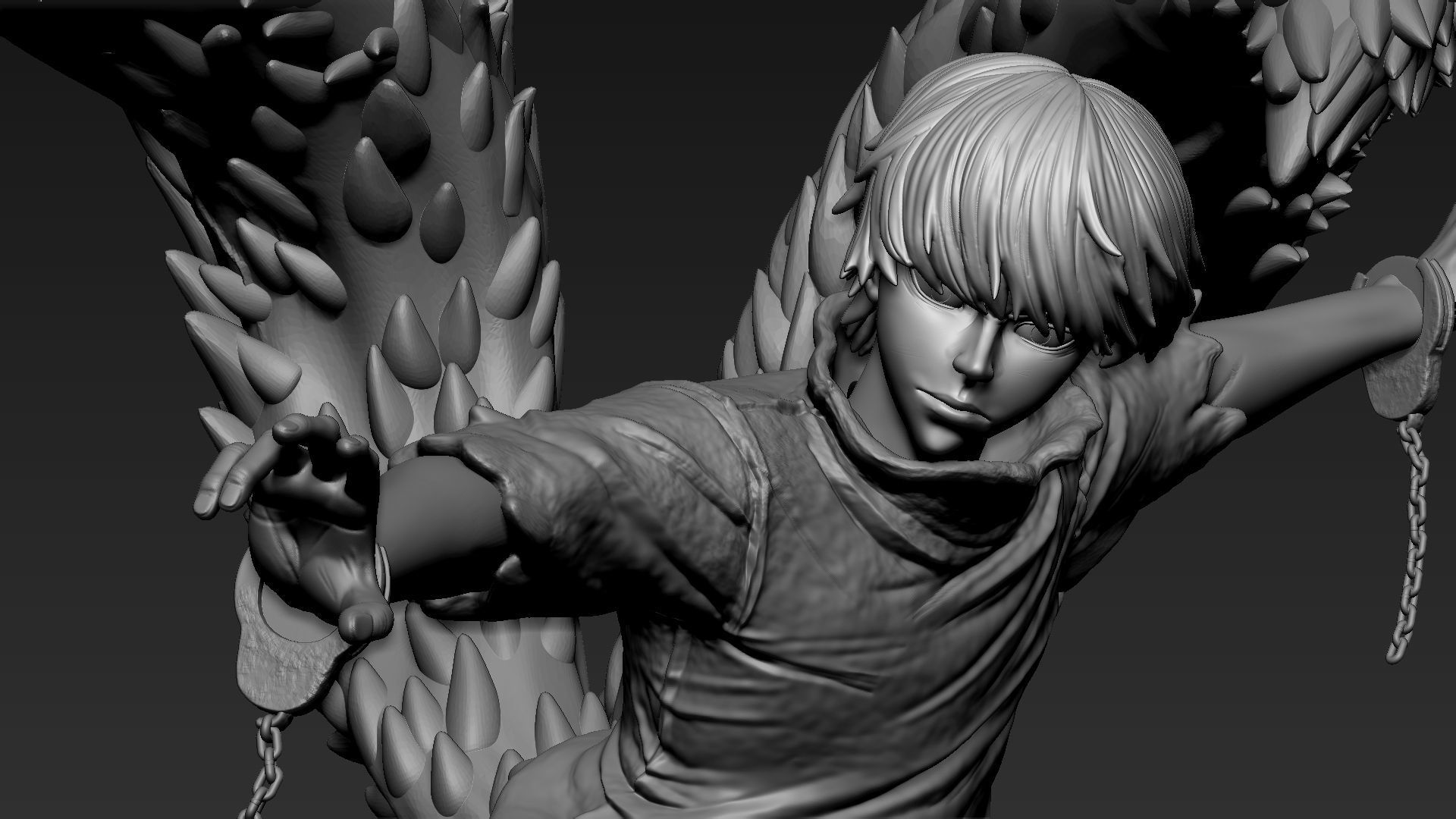 TOKYO GHOUL KANEKI VS YAMORI JASON 3D print model 3D print model_4