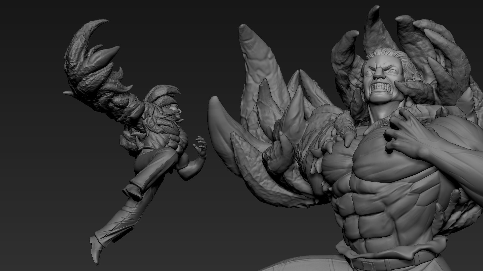 TOKYO GHOUL KANEKI VS YAMORI JASON 3D print model 3D print model_8