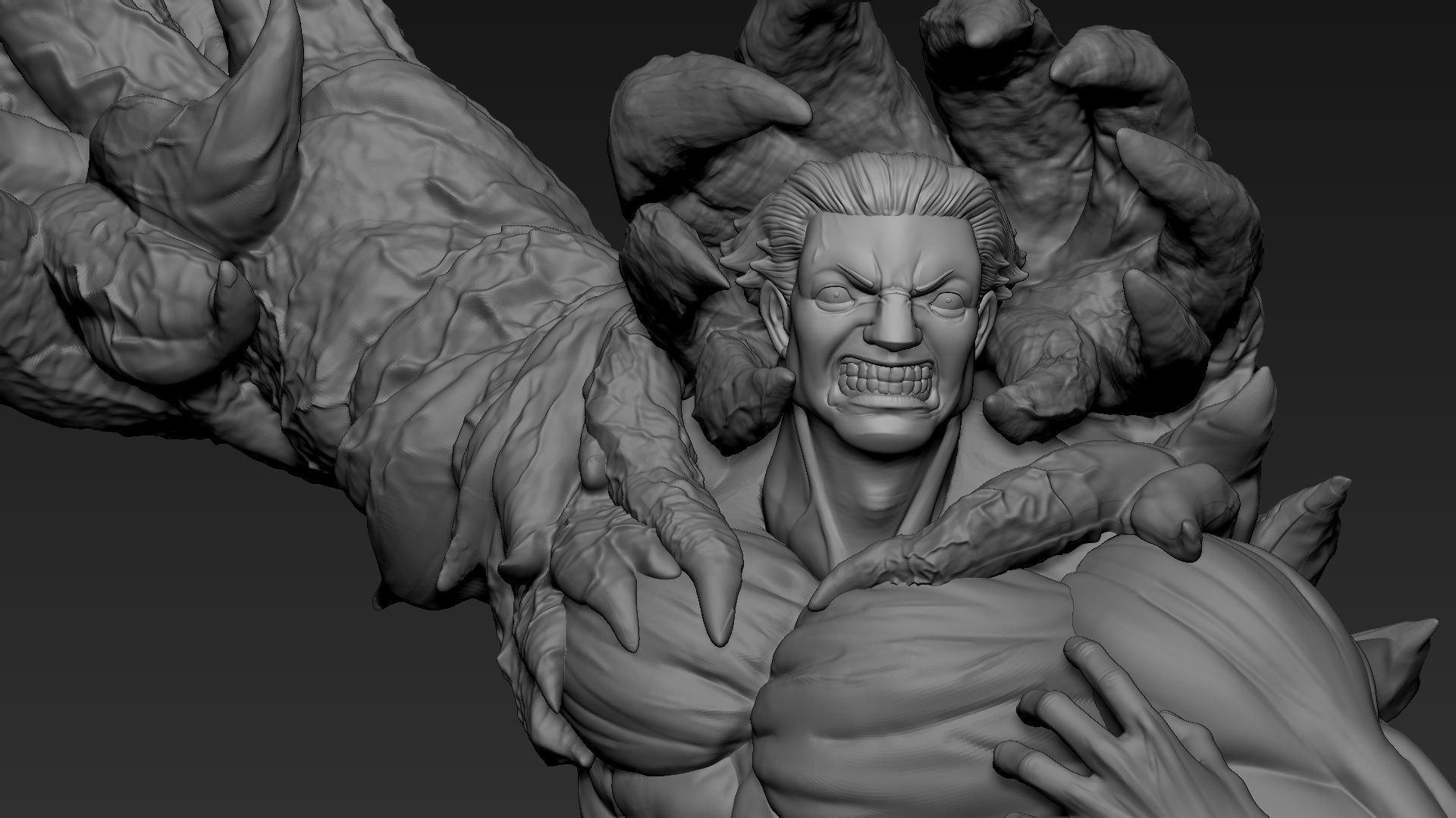 TOKYO GHOUL KANEKI VS YAMORI JASON 3D print model 3D print model_5