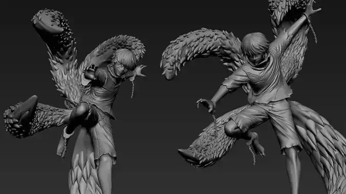 TOKYO GHOUL KANEKI VS YAMORI JASON 3D print model 3D print model