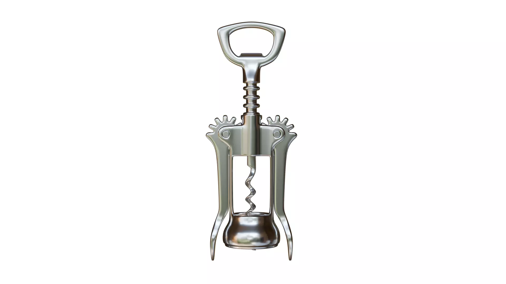 Corkscrew Stainless Steel 3D model