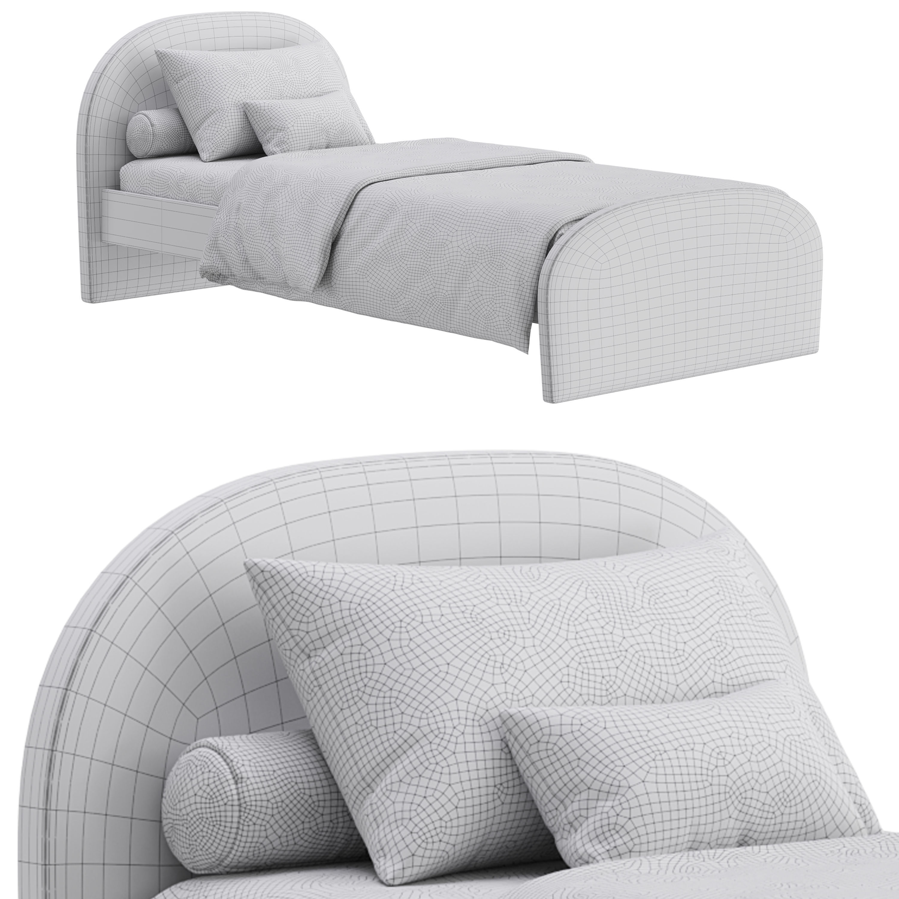 Mira 90 bed 3D model_20