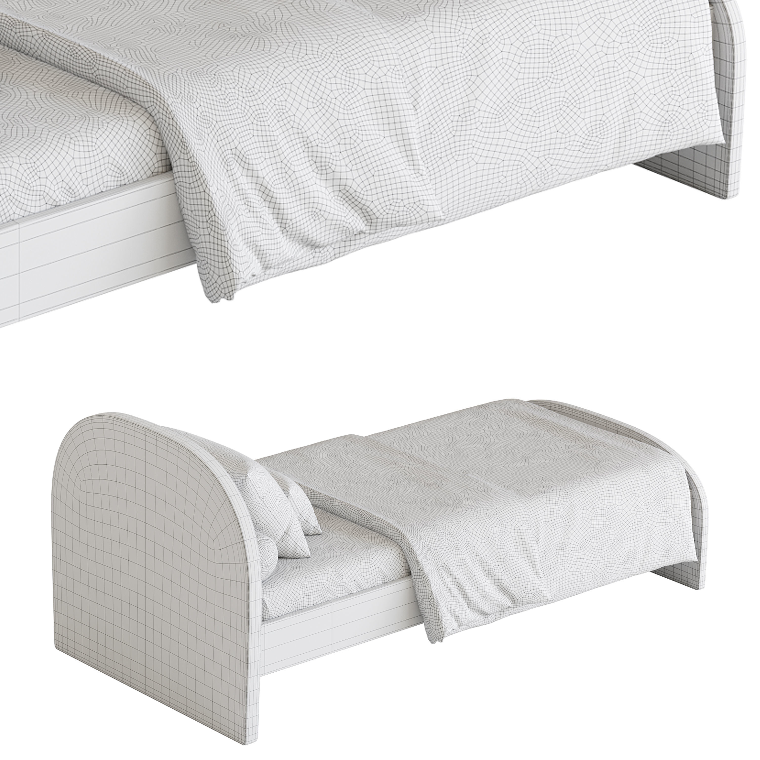 Mira 90 bed 3D model_21