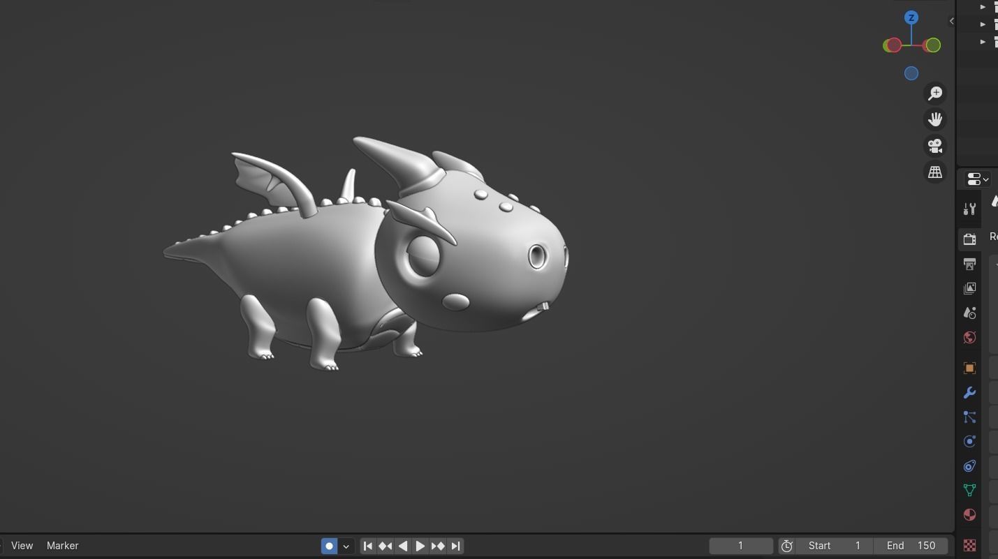 Dragon Fruit 3D print model_1