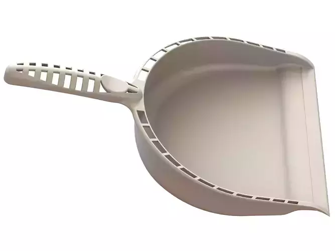 Open Clean Plastic Dustpan 3D print model