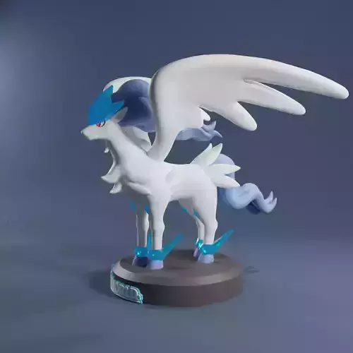 PALWORLD FROSTALLION FIGURE - STL PARTS - 3MF MULTICOLOR 3D print model