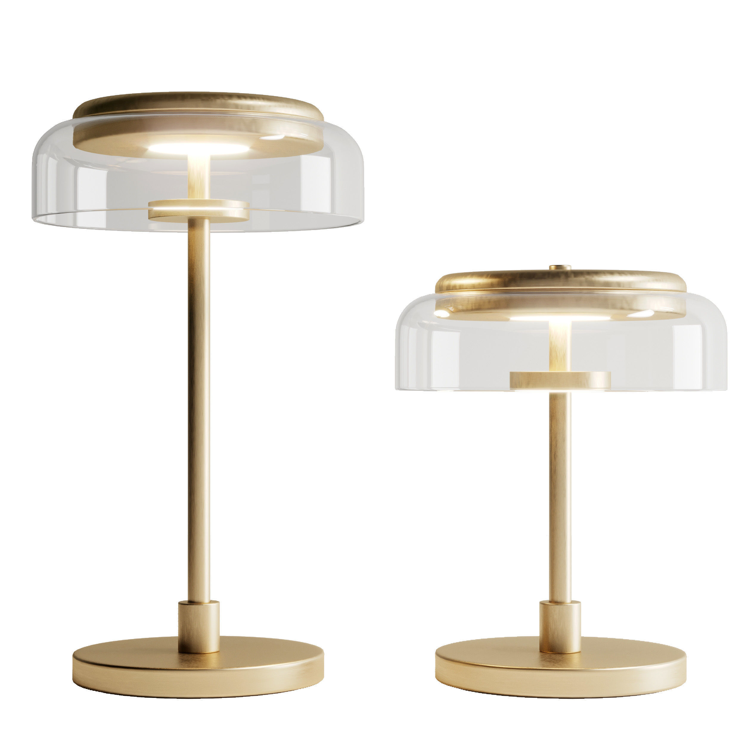 blossi table lamp Low-poly 3D model_3