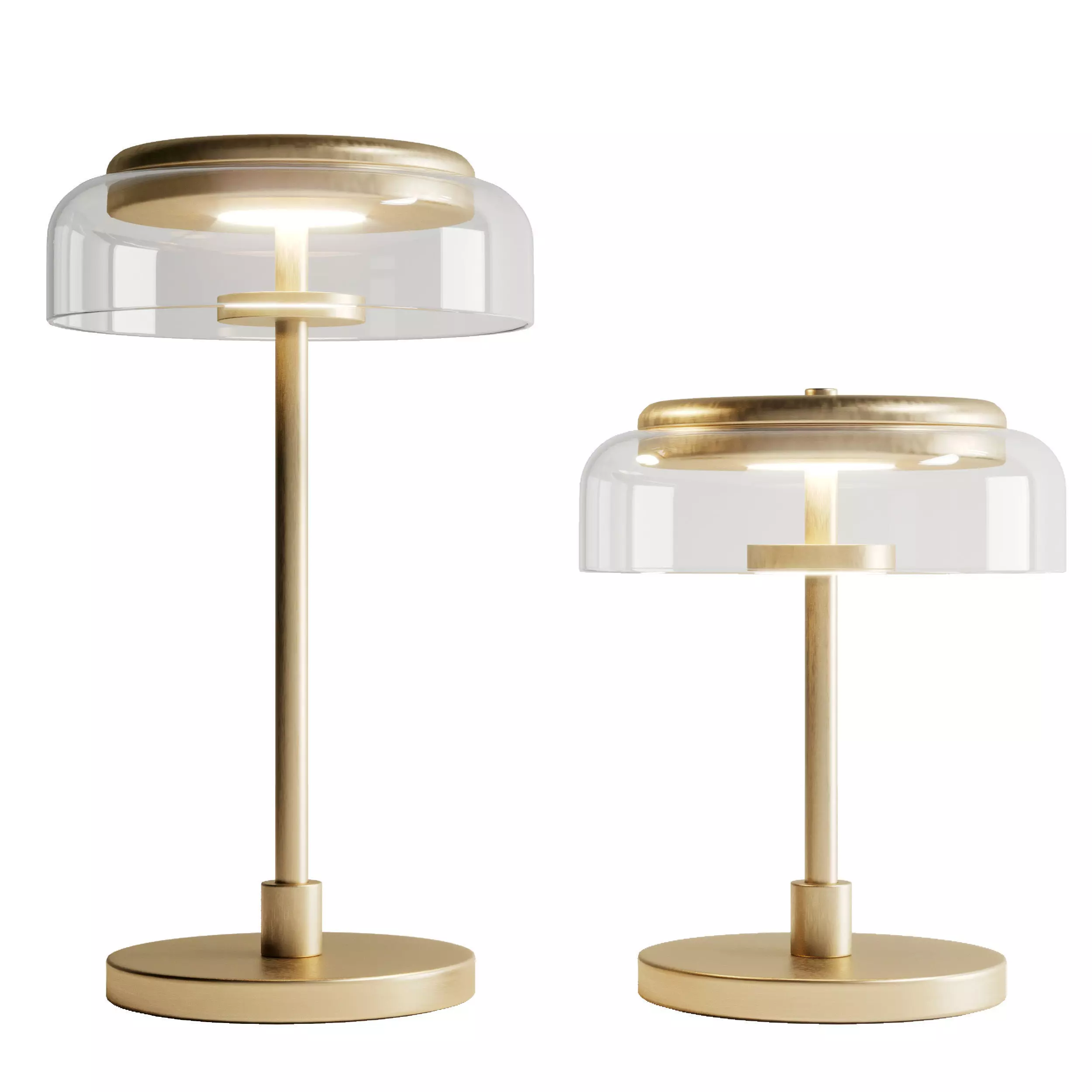 blossi table lamp Low-poly 3D model_0