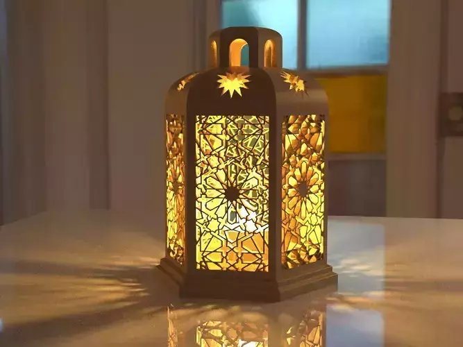 Christmas lantern 3D print model