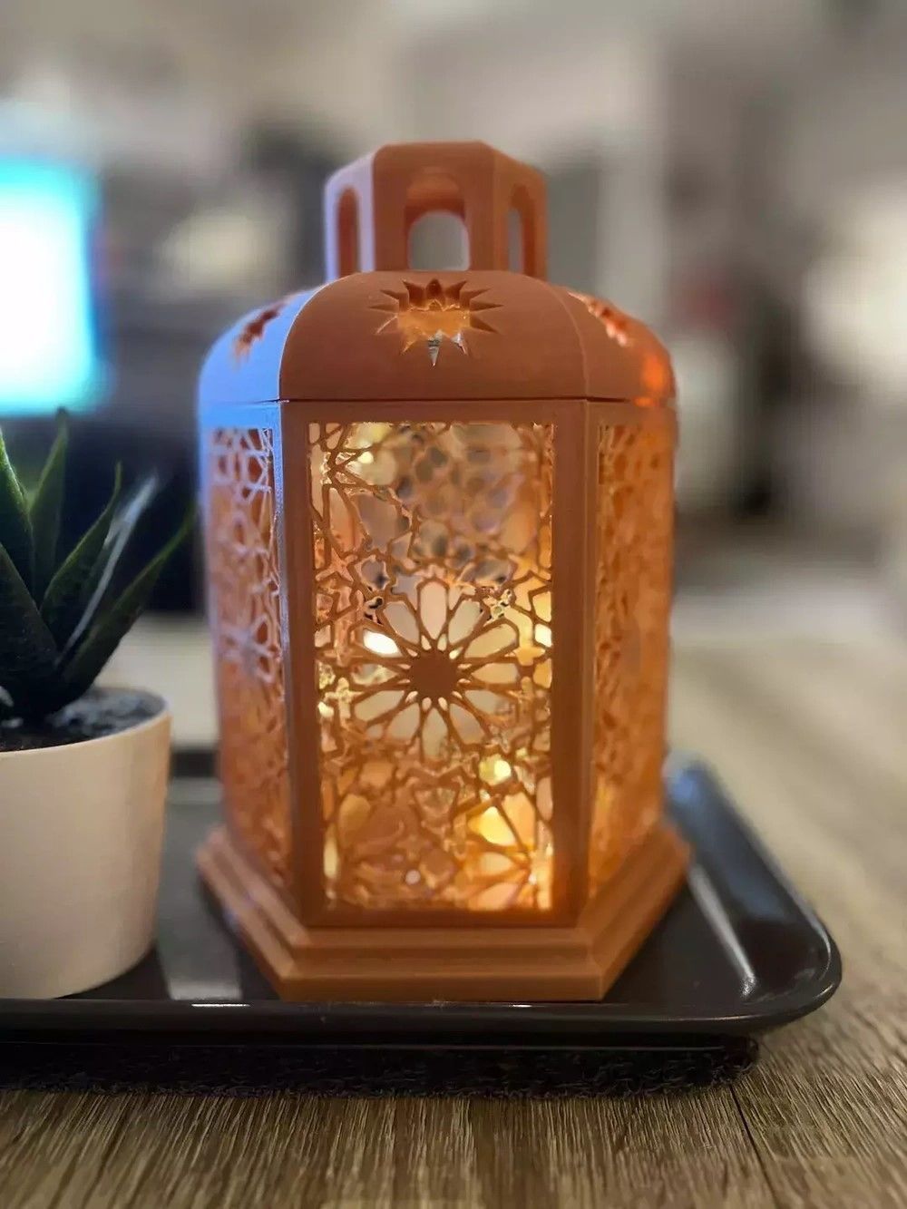 Christmas lantern 3D print model_2