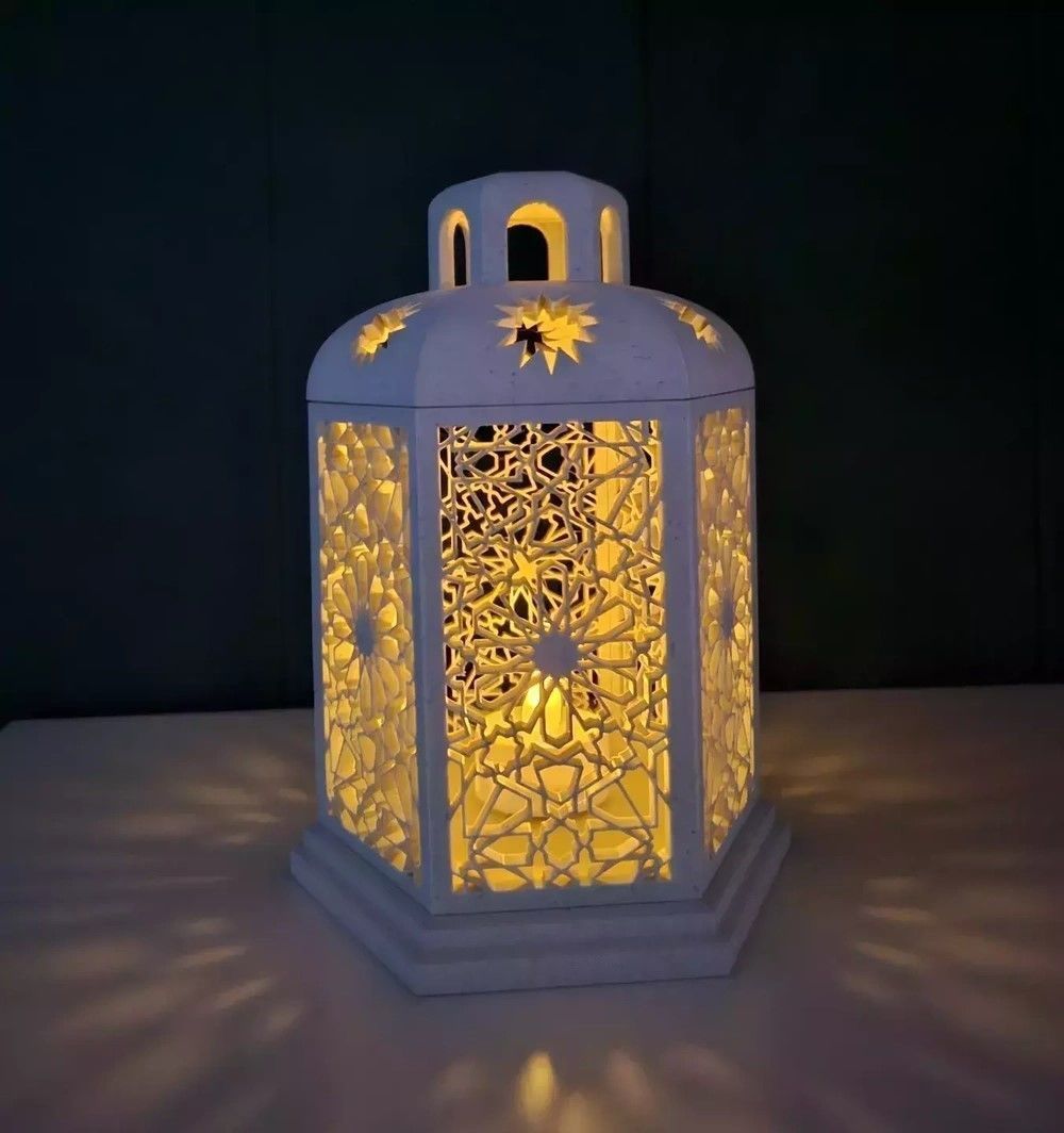 Christmas lantern 3D print model_1