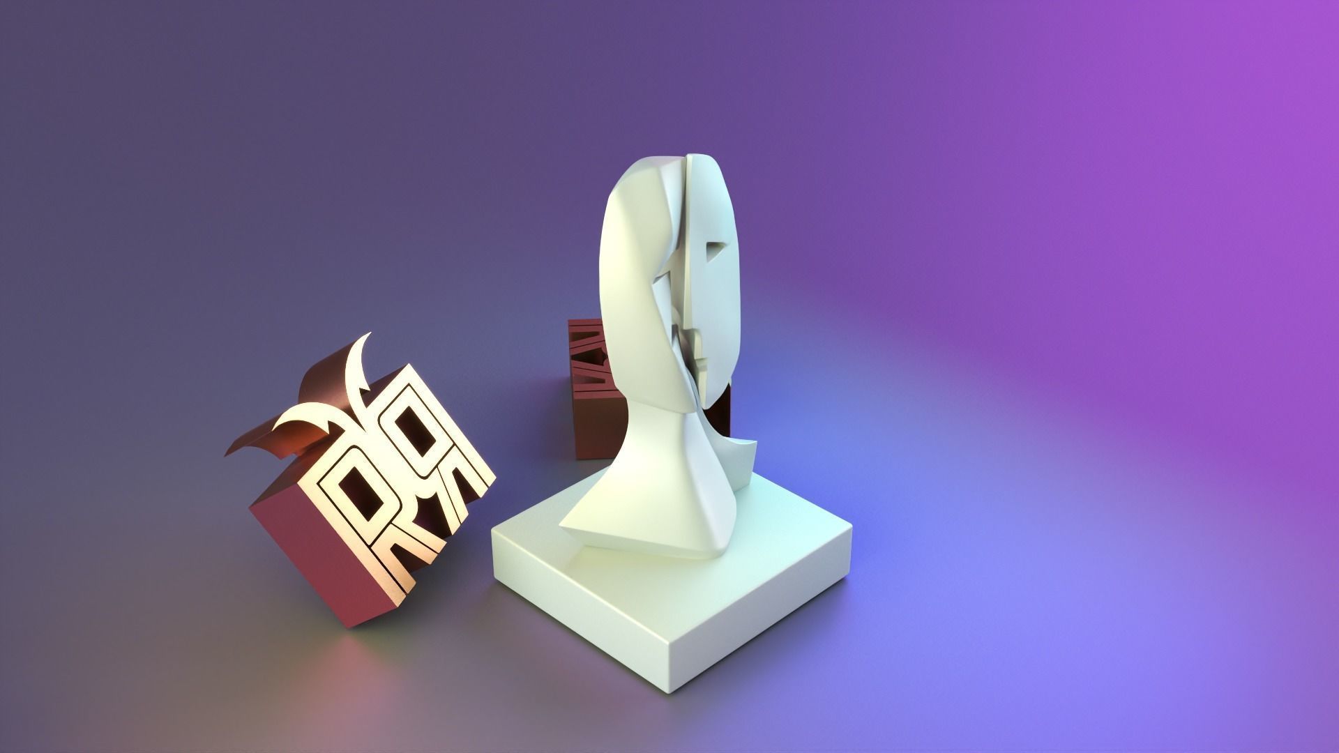 PABLO PICASSO sculpture 3D print model_7