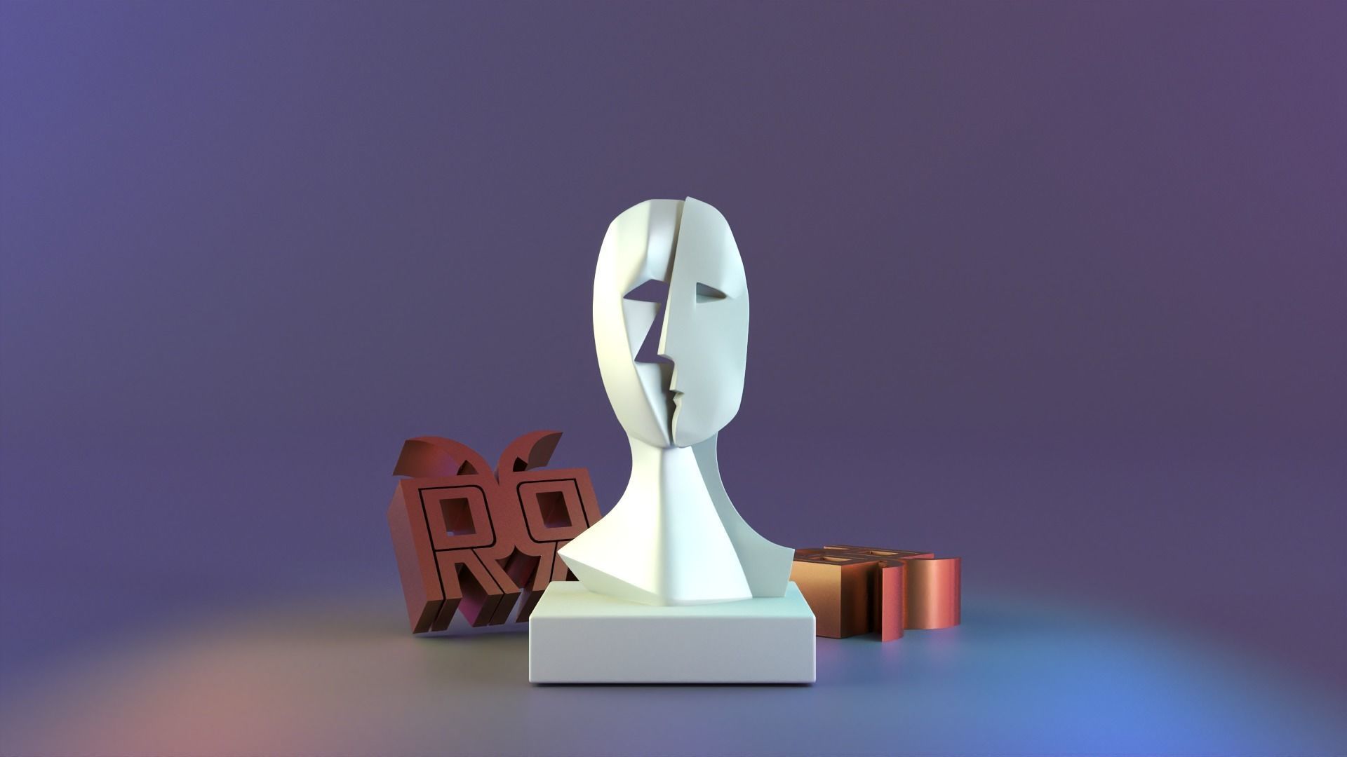 PABLO PICASSO sculpture 3D print model_2