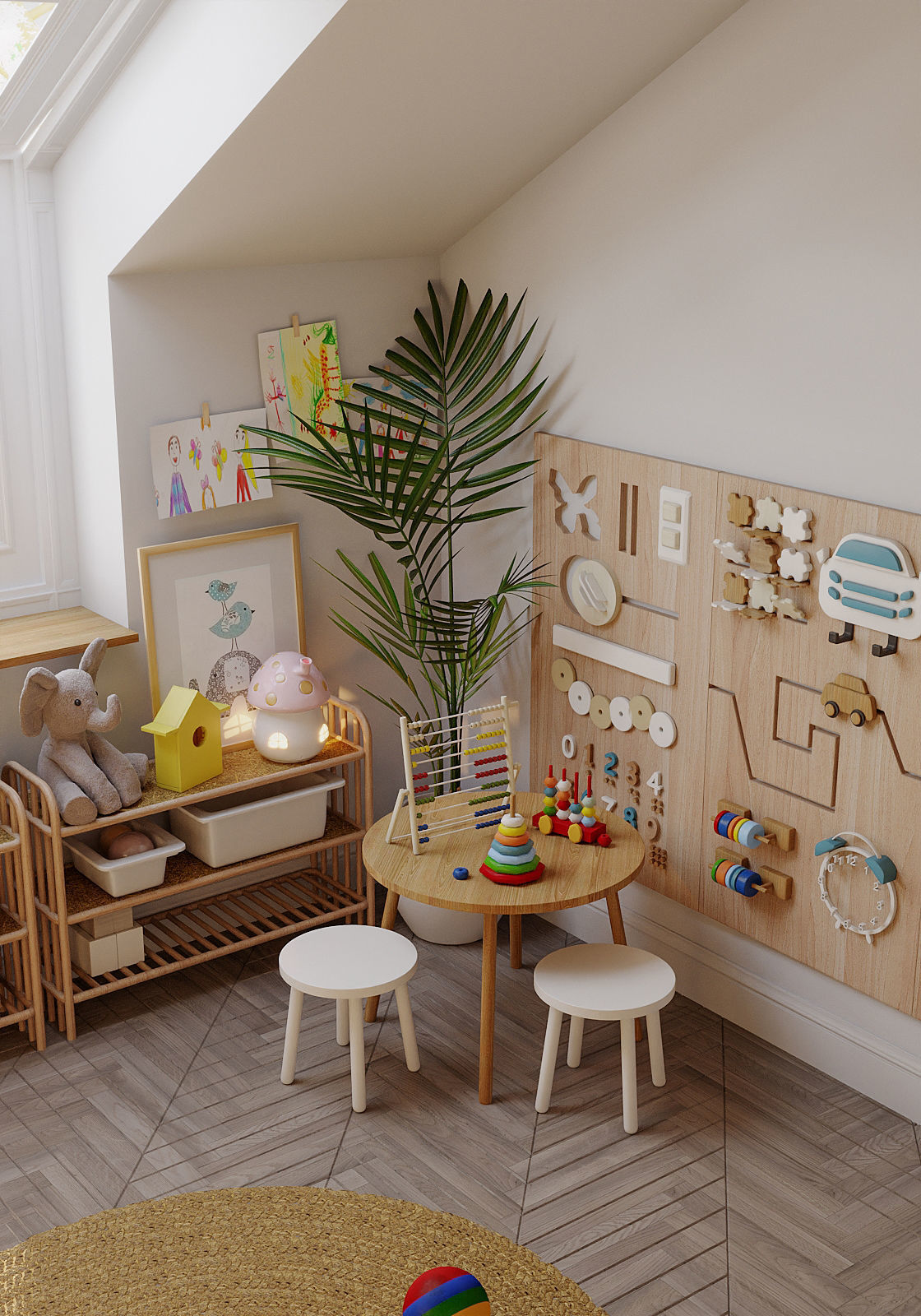 Toddler room 3D model_7