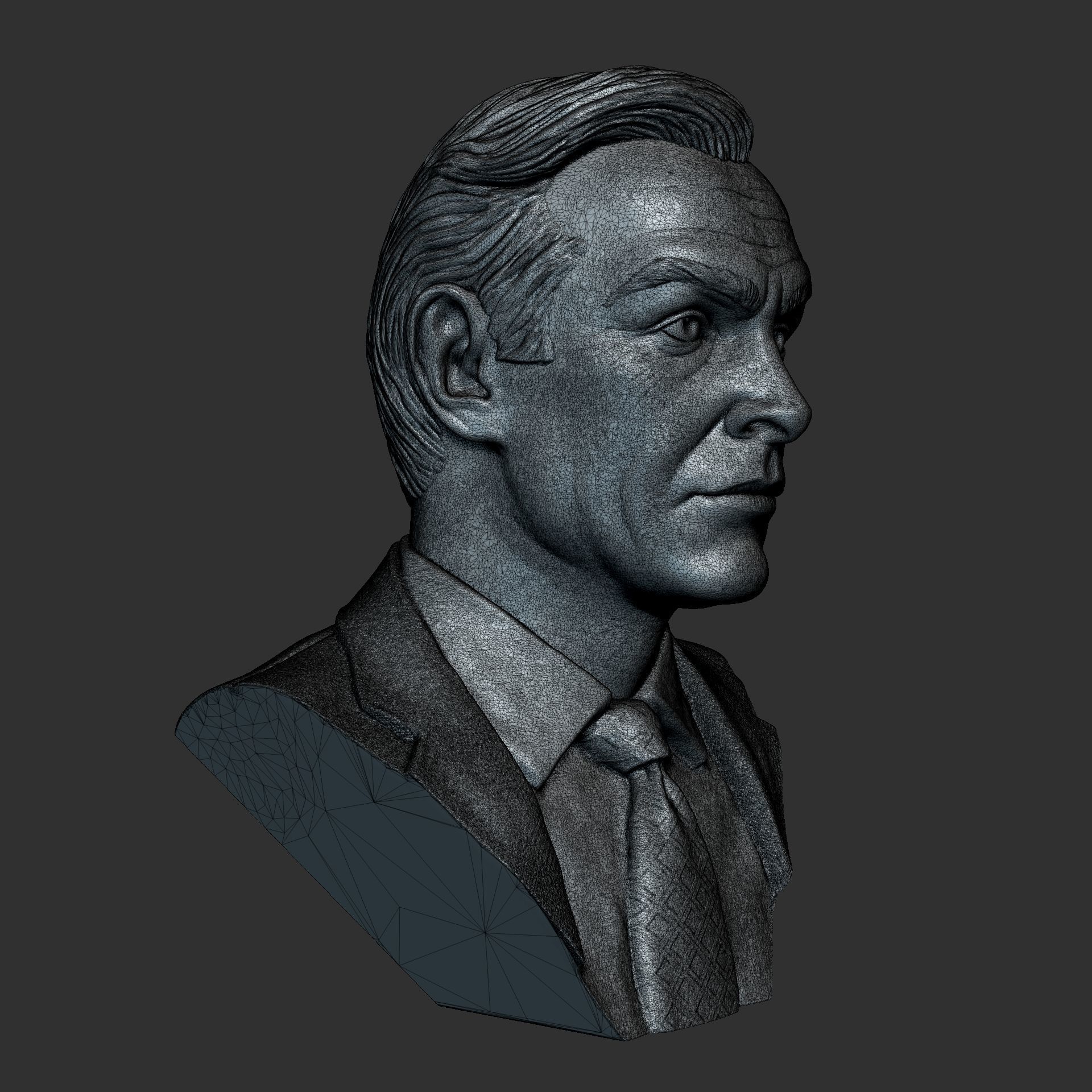 Sean Connery James Bond 3D print model_4