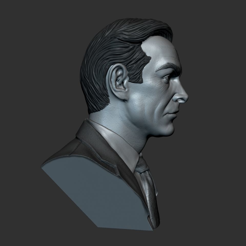 Sean Connery James Bond 3D print model_7