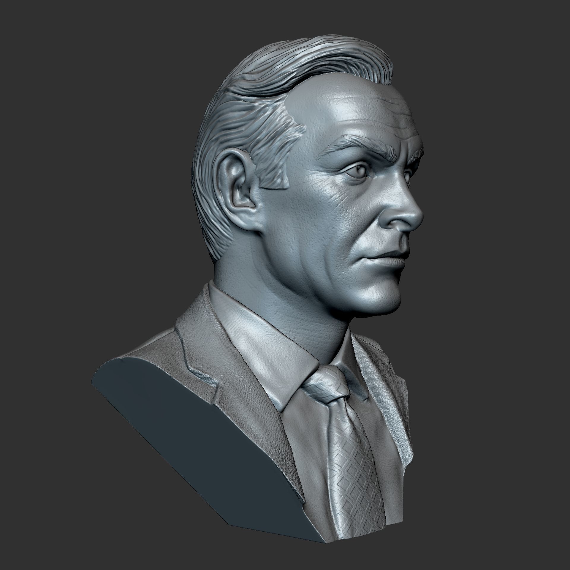 Sean Connery James Bond 3D print model_3