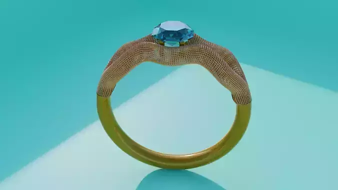 Elegant Solitaire Diamond Ring