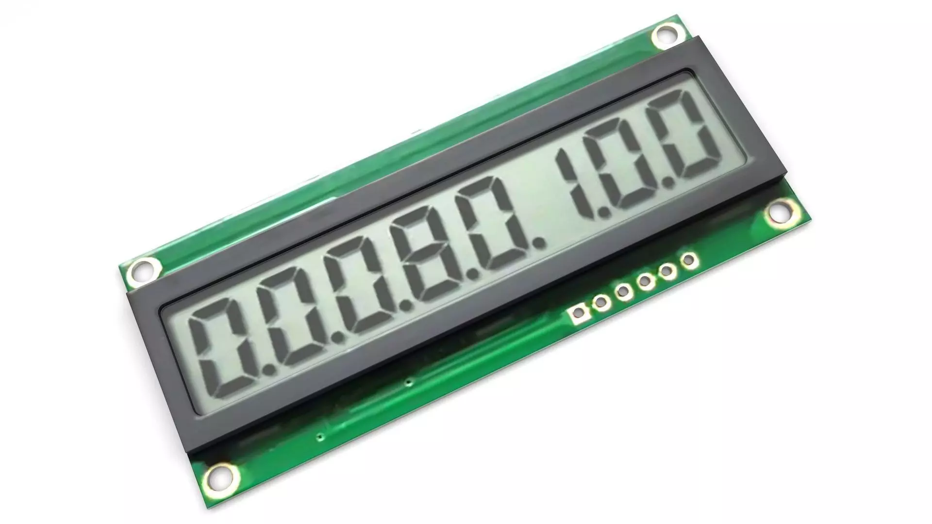 LCD Calculator Display 3D model